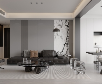 Modern A Living Room-ID:781358969