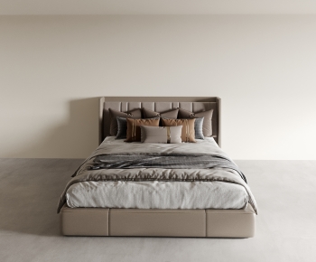 Modern Double Bed-ID:100521096