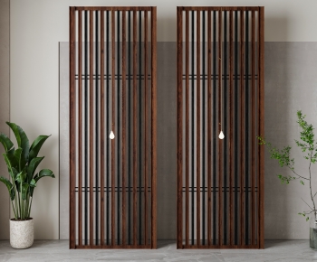 New Chinese Style Wooden Screen Partition-ID:301980022