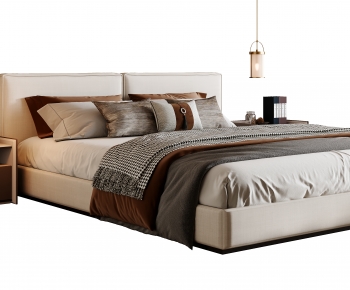 New Chinese Style Double Bed-ID:558351994