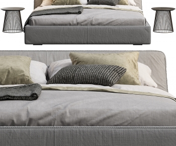 Modern Double Bed-ID:972666039