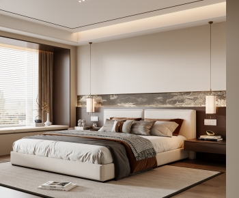 New Chinese Style Bedroom-ID:943502907