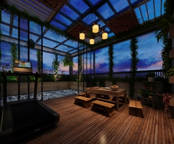 Modern Glass Sun Room-ID:192846069