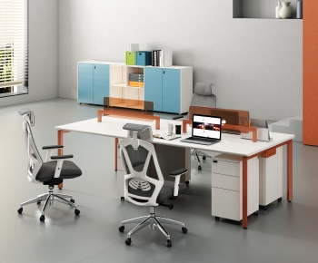 Modern Office Desk And Chair-ID:363189946