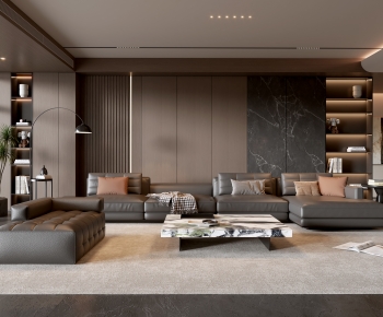 Modern A Living Room-ID:487632996