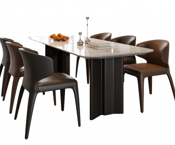 Modern Dining Table And Chairs-ID:371572022