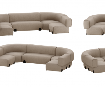 Modern Curved Sofa-ID:374830012