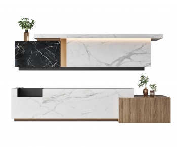 Modern Reception Desk-ID:628210076