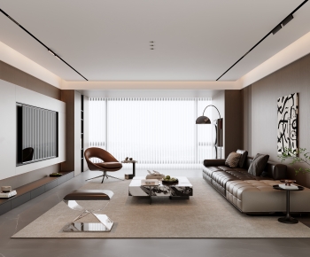 Modern A Living Room-ID:879645117