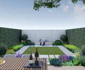 Modern Courtyard/landscape-ID:852237941