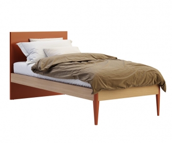 American Style Single Bed-ID:463159087