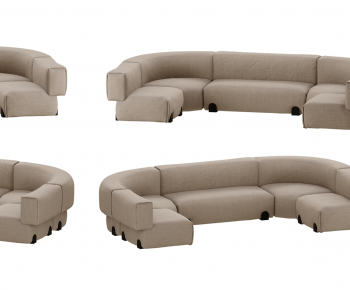 Modern Curved Sofa-ID:819308046