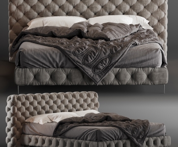 American Style Double Bed-ID:540890933