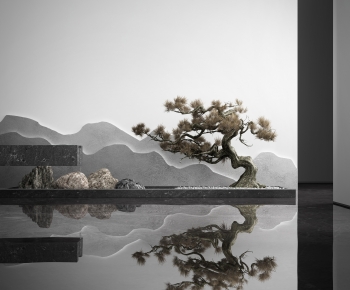 New Chinese Style Rockery Waterscape-ID:817128902