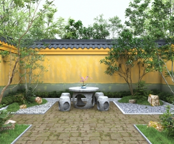 New Chinese Style Courtyard/landscape-ID:145968914