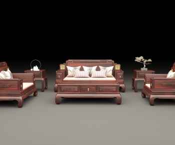 Chinese Style Sofa Combination-ID:570925953