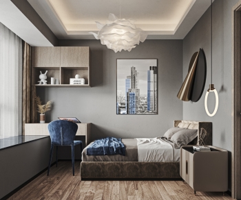 Modern Nordic Style Bedroom-ID:434184077