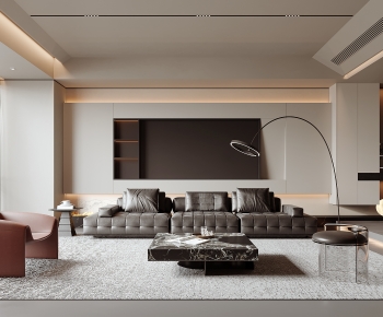 Modern A Living Room-ID:677545079