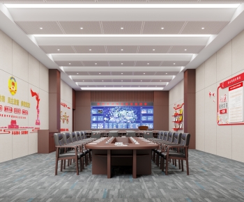 Modern Meeting Room-ID:640599016