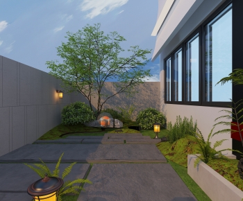 Modern Courtyard/landscape-ID:101574903