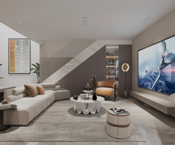 Modern A Living Room-ID:133006102