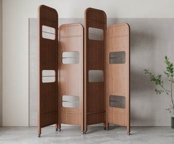 Nordic Style Wooden Screen Partition-ID:690788982