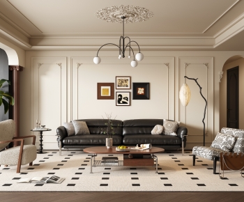 French Style A Living Room-ID:992970533