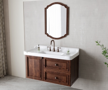 American Style Bathroom Cabinet-ID:548028923