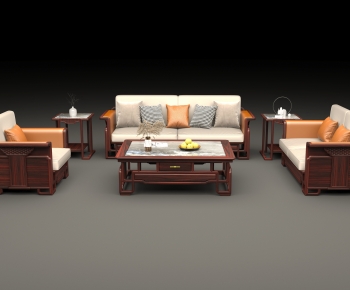 Chinese Style Sofa Combination-ID:548007977