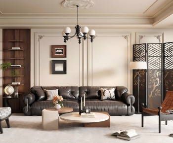 French Style A Living Room-ID:446968085