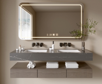 Modern Bathroom Cabinet-ID:854335075