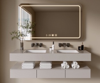 Modern Bathroom Cabinet-ID:107414012