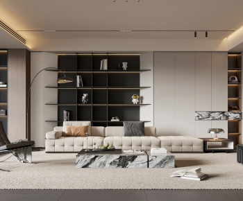 Modern A Living Room-ID:996598968