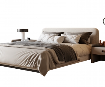 Modern Double Bed-ID:825660252