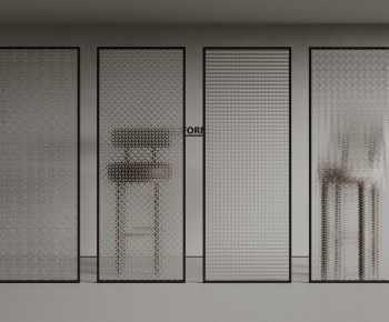 Modern Glass Screen Partition-ID:276573905