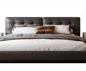 Modern Double Bed-ID:547843937