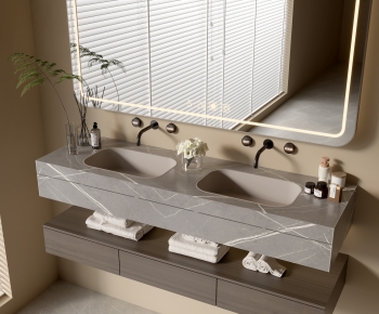 Modern Bathroom Cabinet-ID:494350919