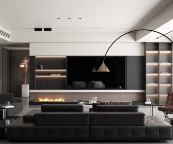 Modern A Living Room-ID:640749937