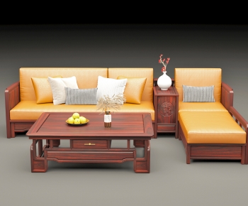 Chinese Style Sofa Combination-ID:338335991