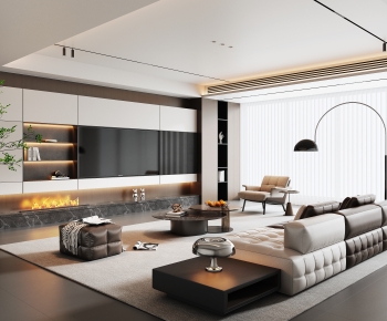 Modern A Living Room-ID:961328031