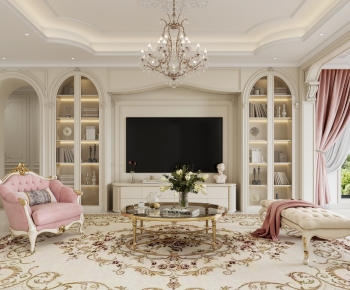 French Style A Living Room-ID:367050894