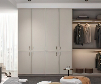 Modern Clothes Storage Area-ID:349092963