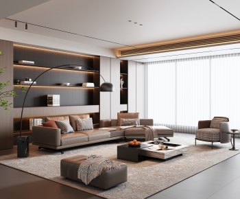 Modern A Living Room-ID:802870992