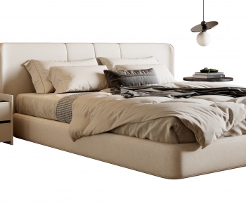 Modern Double Bed-ID:819735059