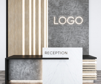 Modern Reception Desk-ID:712404978