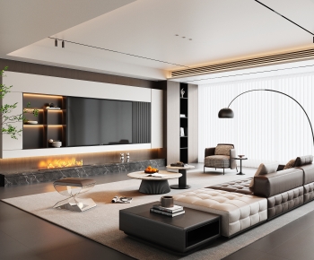 Modern A Living Room-ID:668754108