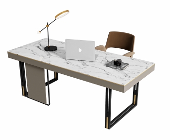 Modern Computer Desk And Chair-ID:625623942