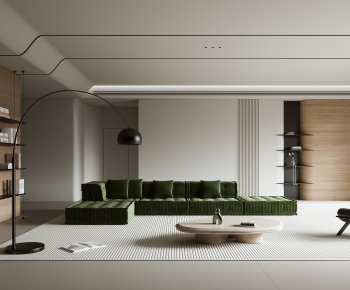 Modern A Living Room-ID:657629972