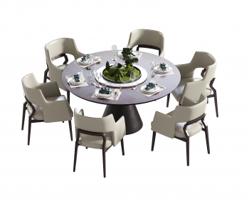 New Chinese Style Dining Table And Chairs-ID:700933933