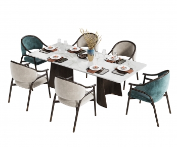 Modern Dining Table And Chairs-ID:936520136